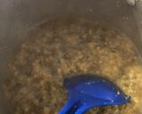 A picture of step 3 of Bajra and green moong khichdi.