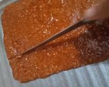 A picture of step 3 of Coconut Chikki.