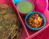 A picture of step 6 of Methi Thepla.