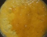 Foto del paso 3 de la receta: Omelette de jamón con queso 🧀