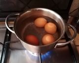 A picture of step 2 of Chicken, Potato, and Hard-Boiled Egg Salad.