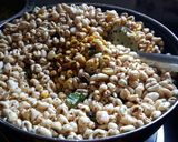 A picture of step 3 of Wheat puff chiwda.