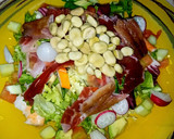 Foto del paso 6 de la receta: Ensalada de habitas baby con jamón
