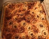 Foto del paso 5 de la receta: Tarta de maicena, dulce de leche, coco y banana