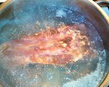 Babfőzelék füstölt sertésoldalassal recept fázis 7 fotója