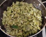 A picture of step 4 of Snake gourd subji.