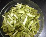 A picture of step 1 of Lauer Khosha Bora/Bottle gourd fritters.