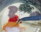 A picture of step 1 of Cottage Cheese Fritters.