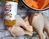 Foto del paso 1 de la receta: Pollo al curry con camotes🇵🇪
