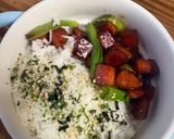 A picture of step 4 of Easy Spam Musubi Bowls 🍚.
