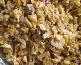 A picture of step 1 of Mix veg crispy fritters.