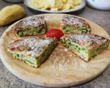 Foto del paso 7 de la receta: Tortilla de puerro con jamón york