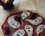 Foto del paso 5 de la receta: Pizza de Halloween 👻 con base de pollo (sin harinas)