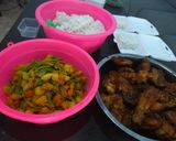 Foto langkah ke 4 dari resep Sambal goreng buncis wortel kentang (pelangi) bumbu kuning.