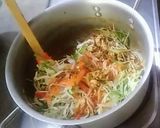 A picture of step 6 of Cheesy chicken fajita spaghetti.