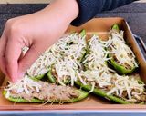 A picture of step 5 of Cheese-Baked Stuffed Sweet Peppers with Minced Pork from Homegrown Peppers Using Aquaponics.