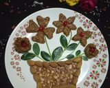 A picture of step 6 of Peanut sesame flowerpot.