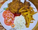 Gambar langkah 5 resipi Chicken chop.