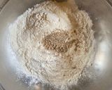 A picture of step 2 of Gajar Halwa Cake.