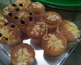 Foto langkah ke 7 dari resep Bolu hongkong keju almond.