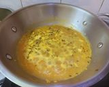 A picture of step 2 of Traditional Bengali Narkol Diye Bhaja Moong Dal.