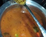 A picture of step 5 of Mung beans curry.