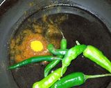 A picture of step 2 of Chilli Karahi.