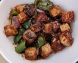 A picture of step 5 of Chilli Paneer.