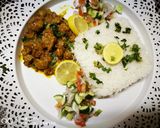 A picture of step 12 of Mango chicken Curry.