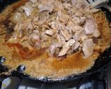 A picture of step 4 of Tawa chicken kaleji.