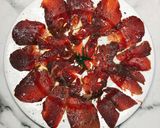 Hình bước làm 1 của món Bò Carpaccio của Ý