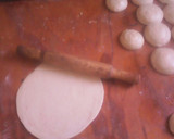 A picture of step 5 of Coconut & carrot chapati#Theme challenge.