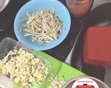 Foto langkah ke 1 dari resep Mun tahu toge cah udang tomat #homemadebylita.