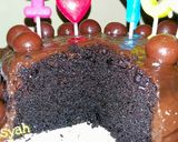 Foto langkah ke 6 dari resep Cake Cokelat Super Lembut ~ 1 Telur, TANPA Mixer & Oven 🍰.