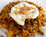 Foto del paso 9 de la receta: Couscous de maíz con calabaza, níscalos y carne picada al comino
