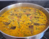 Foto del paso 5 de la receta: Arroz meloso con rape, ajetes y alcachofas