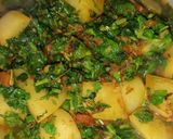 मेथी आलू (Methi Aloo recipe in hindi) रेसिपी चरण 5 फोटो