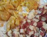 A picture of step 3 of Lamb and Vegetables, well mainly Potatoes.