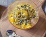 Foto langkah ke 3 dari resep Butterfly Pea Flower Passion Fruit Ice.