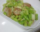 潮汕豬肉條炒西芹的食譜步驟4照片