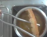 A picture of step 6 of Ghevar with rabri.
