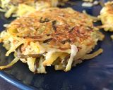 Une image de l'étape 4 de Rosti courgette et salicornes.