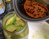 A picture of step 5 of Avocado Pickles.