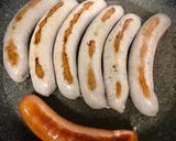 Foto del paso 13 de la receta: Cena alemana: Currywurst con pan casero y Krautsalat