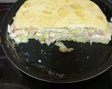 Foto del paso 3 de la receta Tortilla de💠 patatas rellena💠de queso 🍴🍻