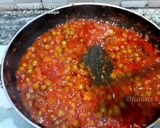 A picture of step 14 of Dhaba style matar masala.