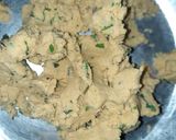 A picture of step 1 of Makki ki roti.
