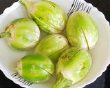 A picture of step 1 of Eggplant Recipe (Baingan masala).
