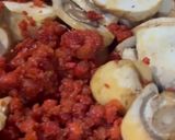 Foto del paso 5 de la receta: Espagueti con Crema de Champiñones y Chorizo Chipotleado