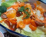 Hình bước làm 2 của món Salad cam